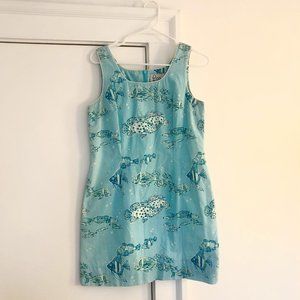 Vintage Lilly Pulitzer Krista Dress Fish Print